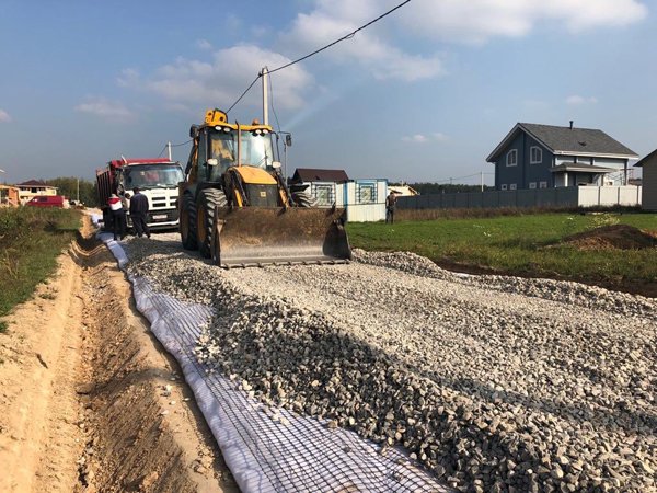 Устройство дорог в коттеджном поселке