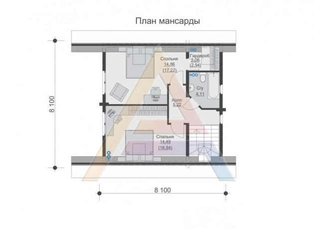 Дом Бачан, площадь 88 кв.м